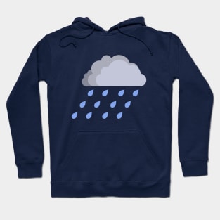 Rain Cloud Symbol Hoodie